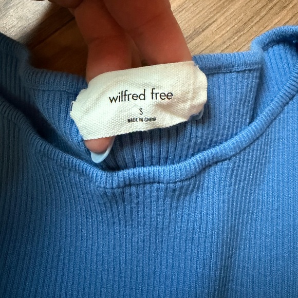 Aritzia Wilfred Vibrant Blue Cutout Midi Dress - Picture 3 of 4